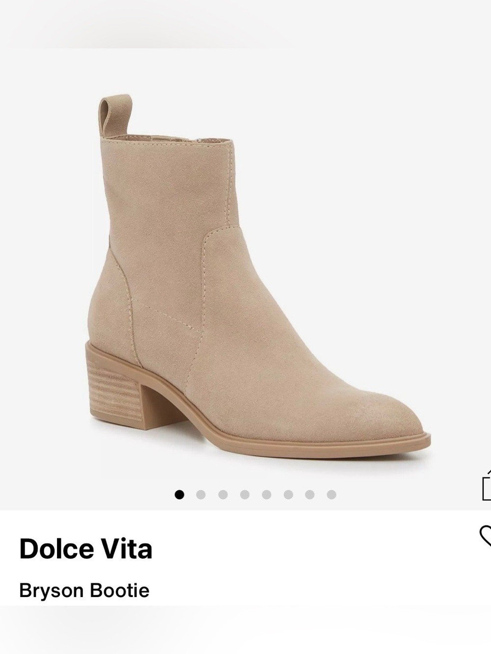 Dolce Vita Bryson bootie size 8